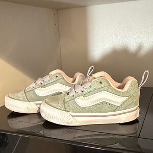 Vans Kids Sneakers in Green and White